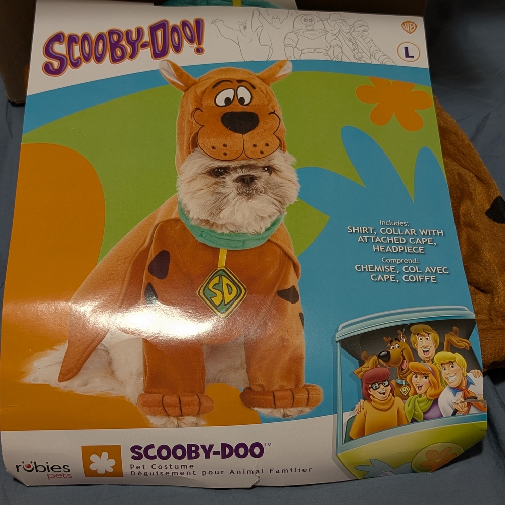 Scooby-Doo Dog Costume, Size Large